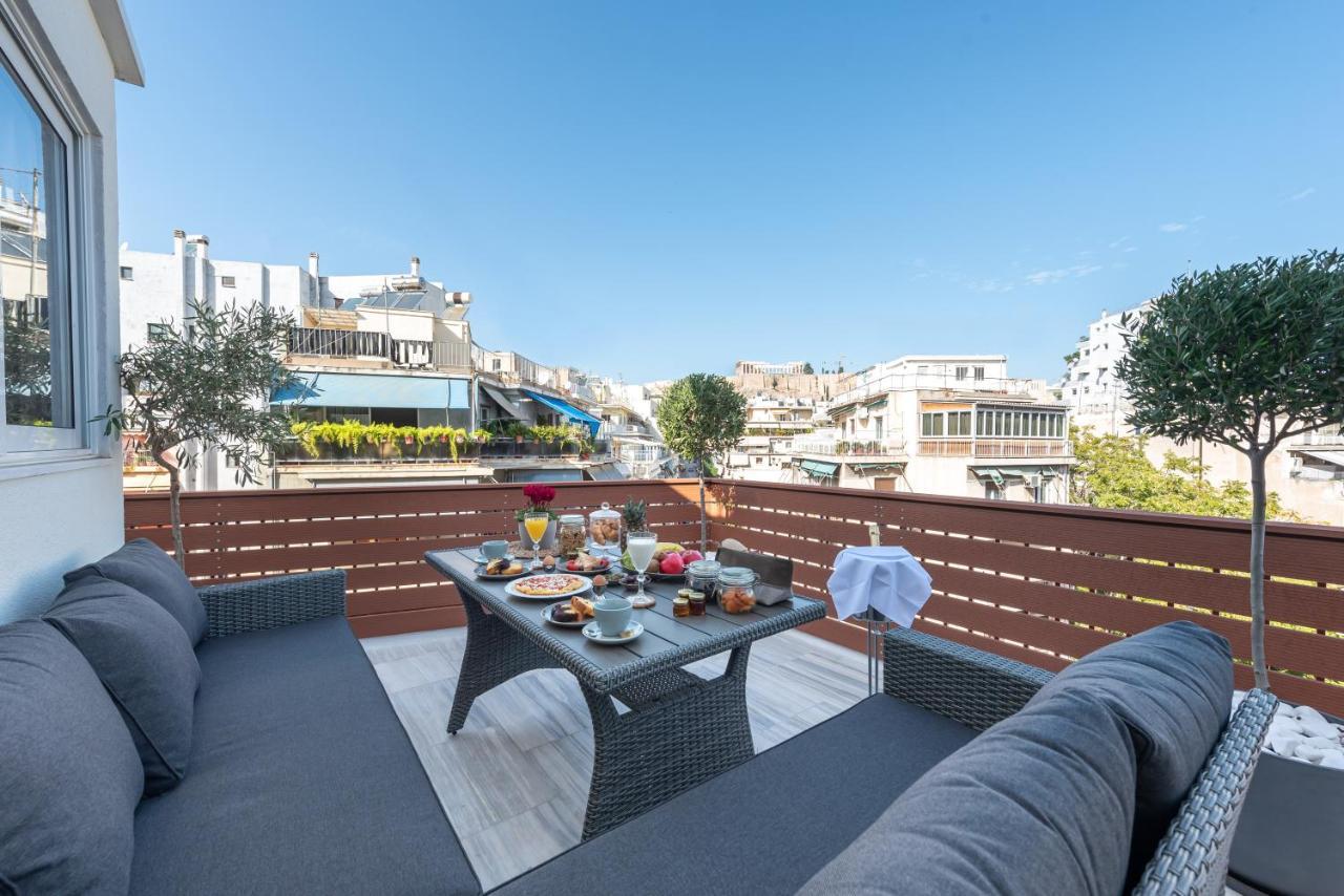 Апартаменты Acropolis Divine Penthouse Афины Экстерьер фото