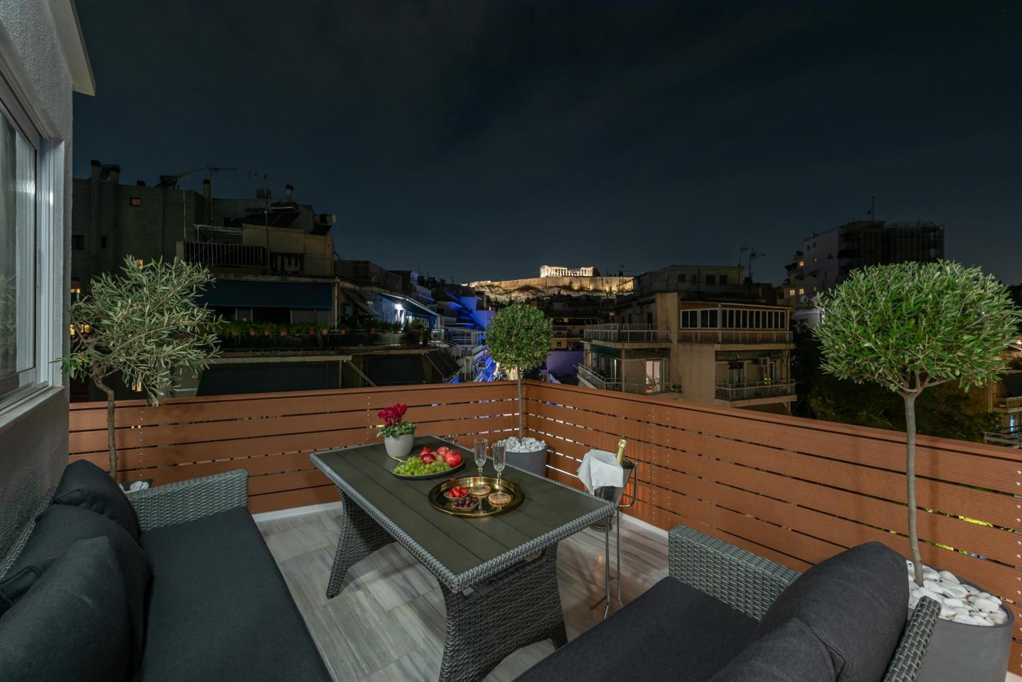 Апартаменты Acropolis Divine Penthouse Афины Экстерьер фото